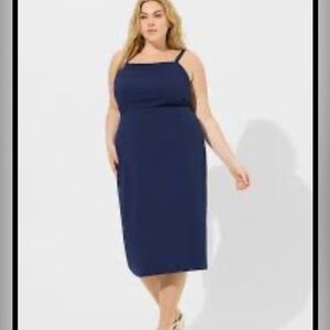 NWT $125 torrid 4 4X blue dress sleeveless 910